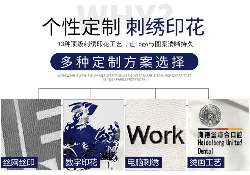 防撕裂勞保工作服印LOGO