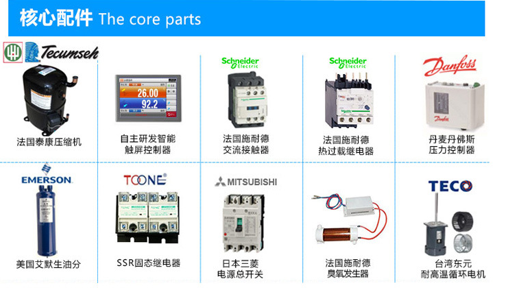 高低溫交變實(shí)驗(yàn)箱的核心配件